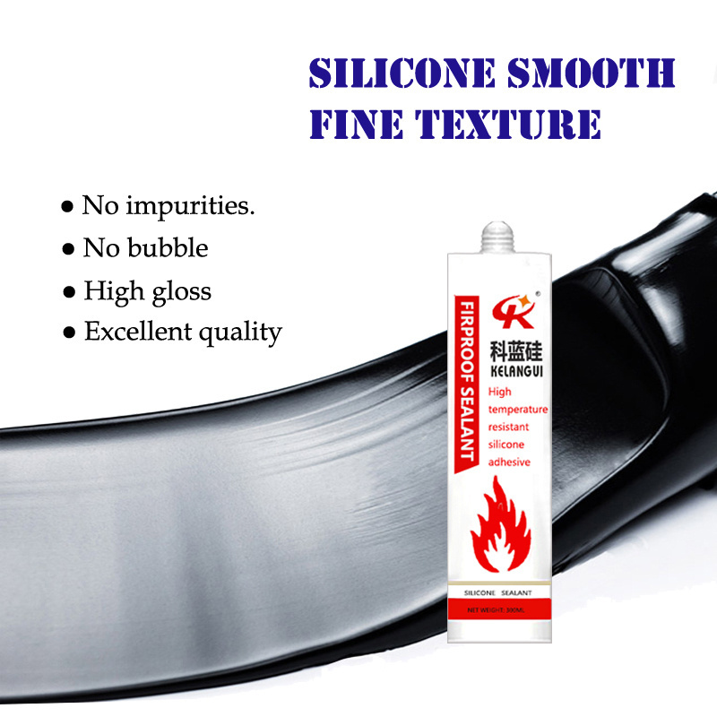 San Hao Cheap Quick Fire Rated Silicone Sealant High Grade Mixed Silicone Rtv Silicone Gasket White Color White Black Gray