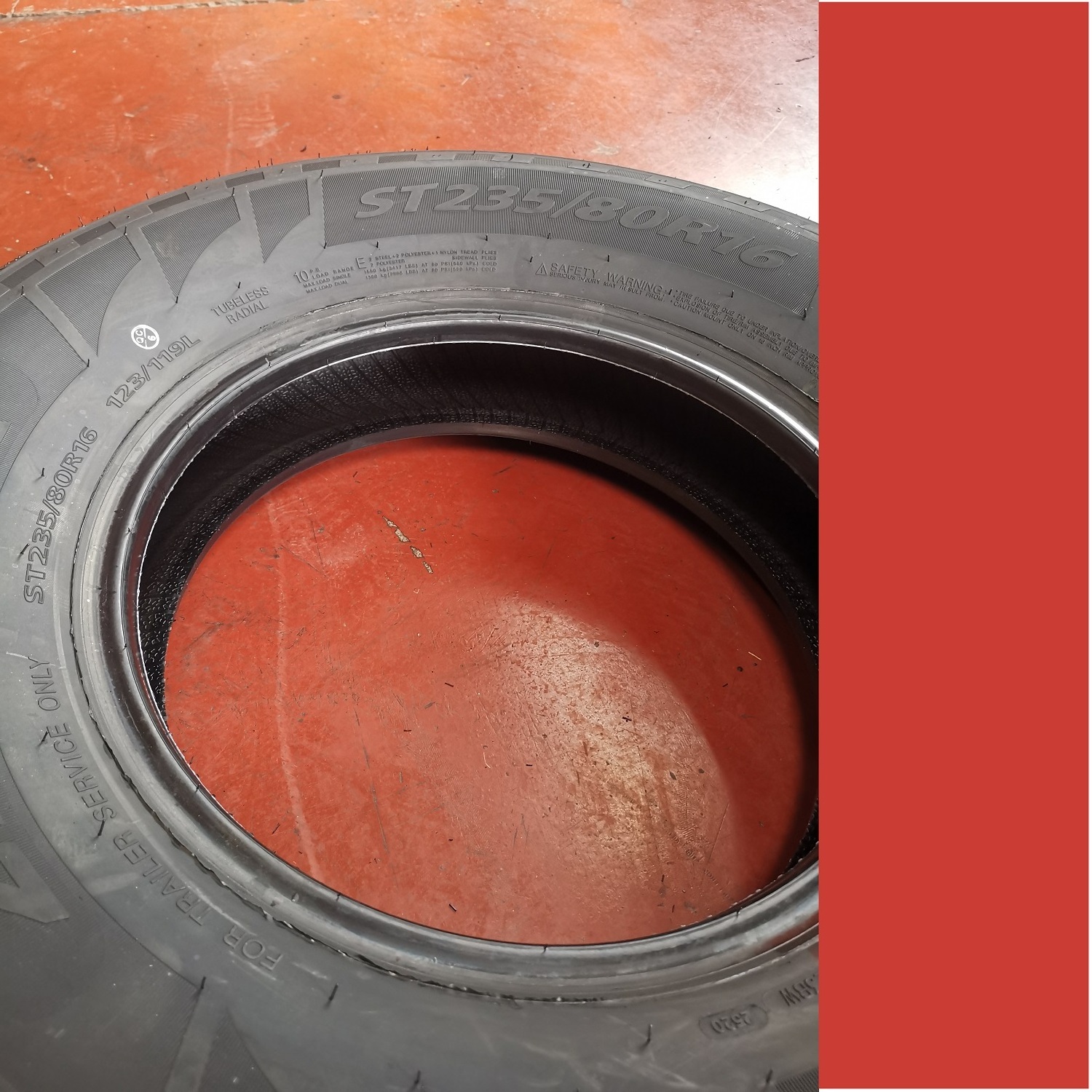 ST radial tires for trailer size ST205/75R15-8PR