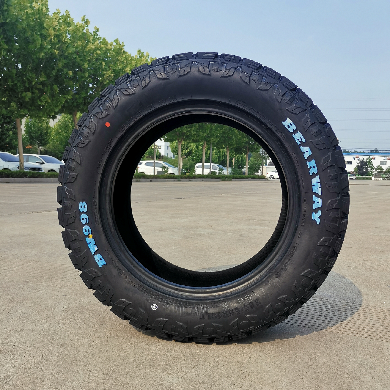 AT ALL TERRAIN TIRE 245/70R16LT MUD TIRE WITH WHITE LETTER