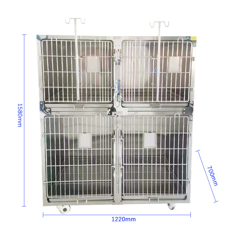 Professional Reliable Movable Veterinary Clinic Injection Equipment Dog Vet Hospital Modular Cages