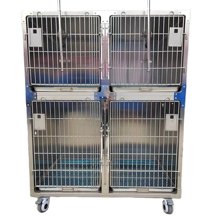 Professional Reliable Movable Veterinary Clinic Injection Equipment Dog Vet Hospital Modular Cages