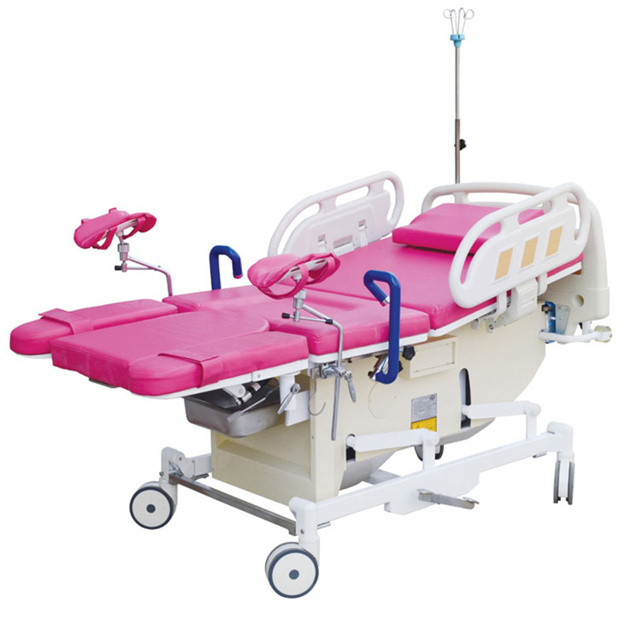 Gynaecological Examination Bed With Stirrups Manual Gynecological Chair Medical Gynecological Operating Table