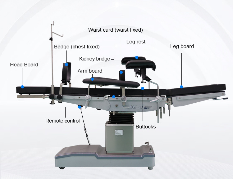 Hospital orthopedic medical theatre operating table electric operation surgical operating surgery bed