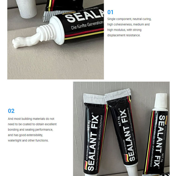 Wholesale All-Purpose Glue Quick Drying Strong Adhesive Sealant Fix Nail Free Adhesive for Glass Metal Ceramic