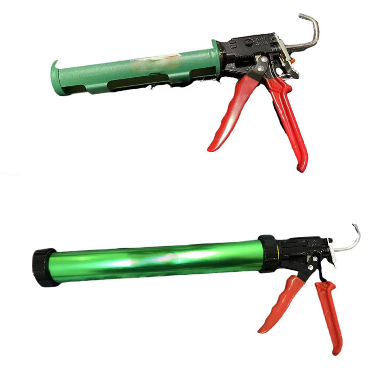 Low Price Reasonable Price Green Refillable Heated Mortar Syringe Metal Tube Cordless Caulking Gun