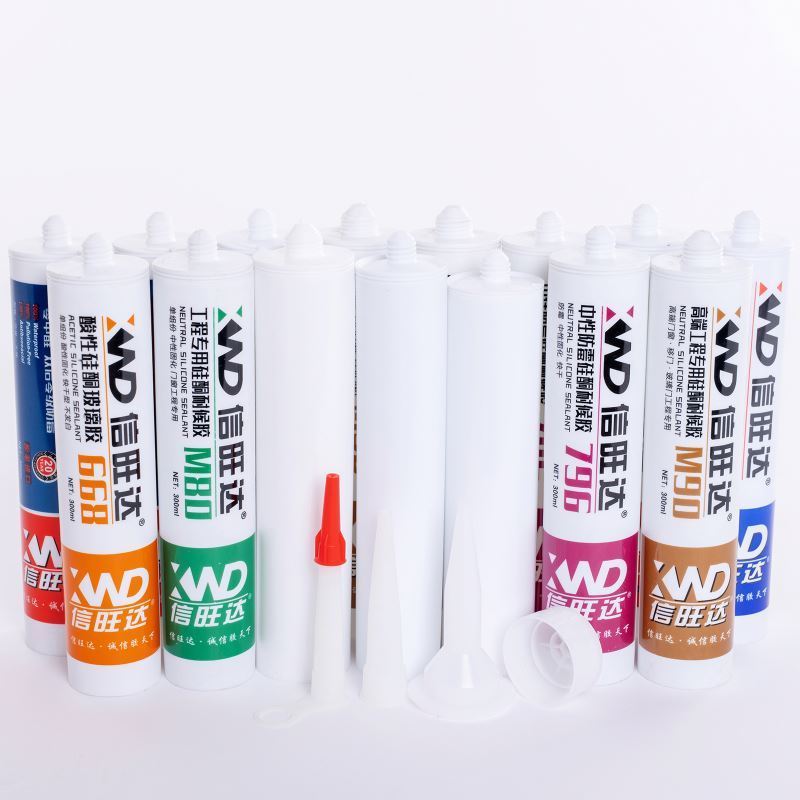 300ml Factory custom stone silicone sealant caulking empty tube bottle Silicone Sealant Tube