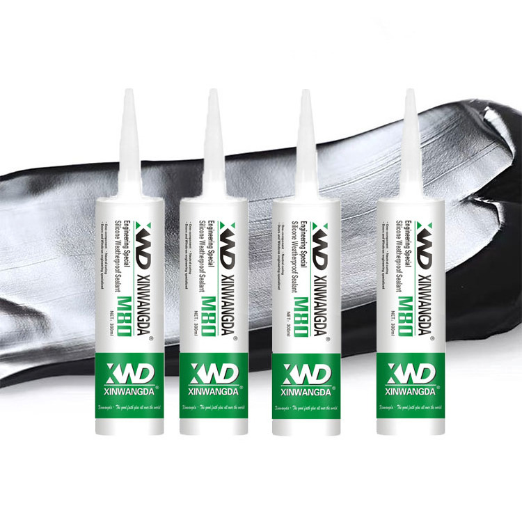 Oem Bulk Private Label Aquarium Silicone Sealant Silicone Heat Resistant Silicone Sealant Black