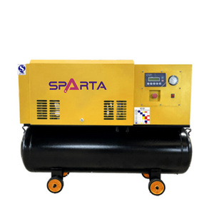 10 Hp 7.5 Kw 8 Bar Permanent Magnet Screw Air Compressor For Sand Blasting