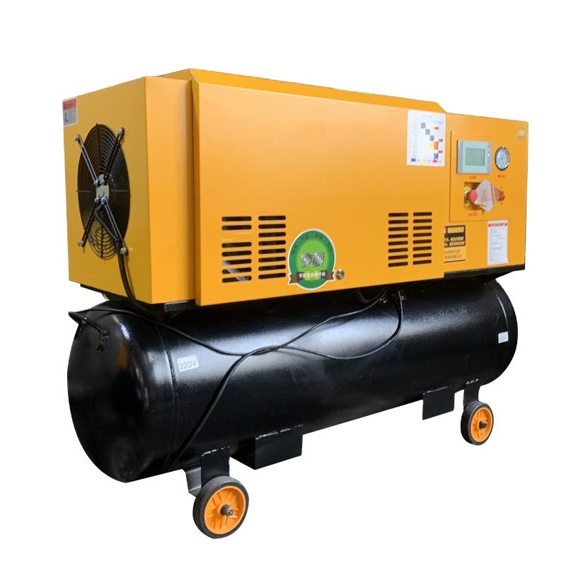 10 Hp 7.5 Kw 8 Bar Permanent Magnet Screw Air Compressor For Sand Blasting