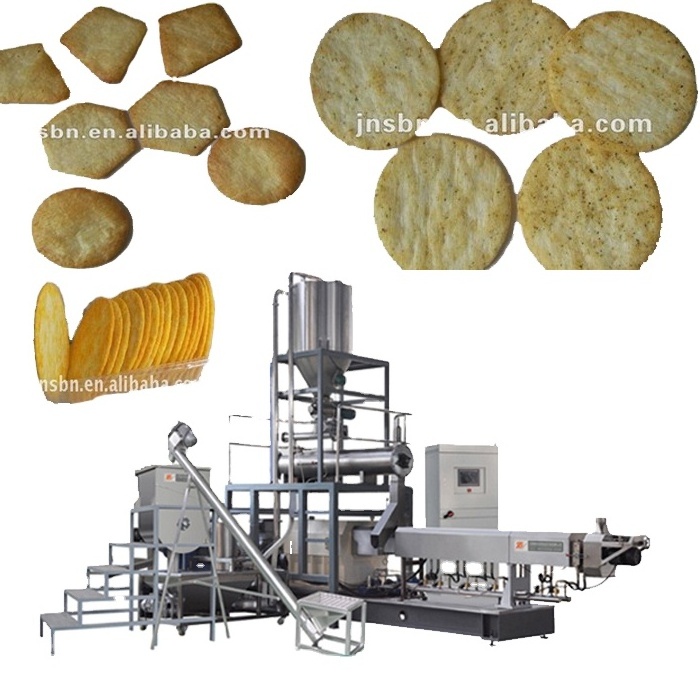 Fantastic rice cracker processing extruder machine