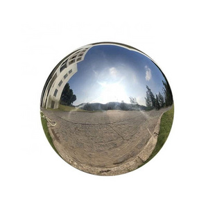 Large Stainless Steel Sphere 10" 24'' 36'' 48'' Outdoor Sculpture Mirror Polished Glowing Gazing Ball