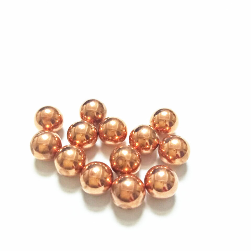 Wholesale 1.5mm 3mm 4mm 5mm 5.95mm 6mm 8mm 10mm 99.9% Pure Small Solid Copper Sphere Balls