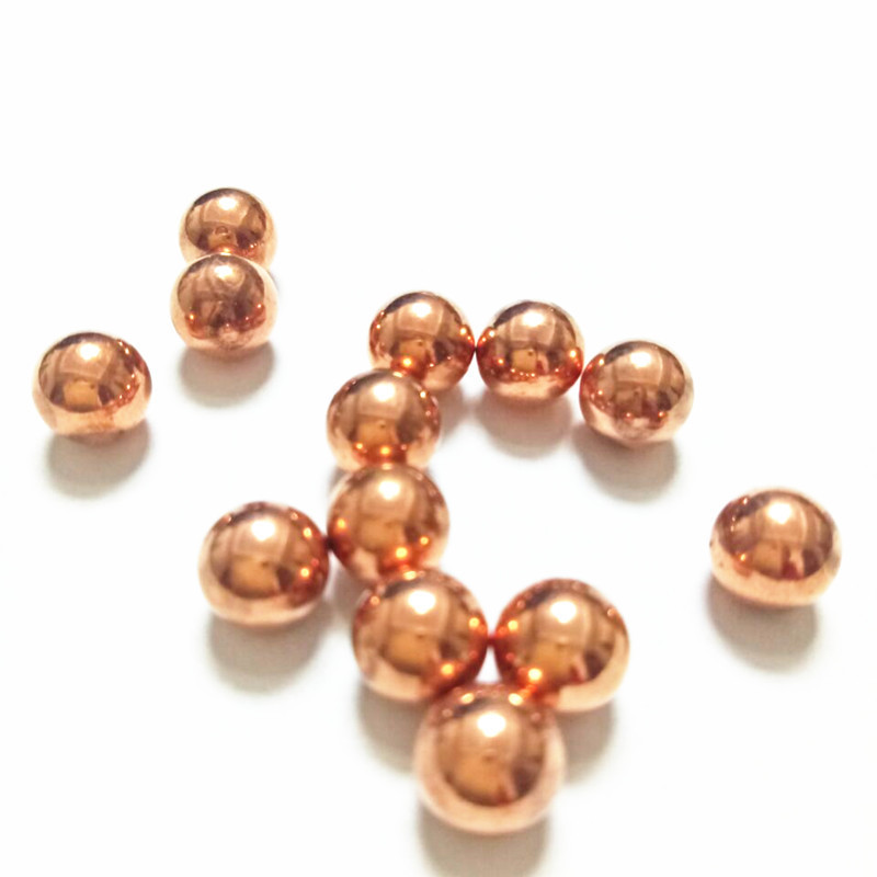 Wholesale 1.5mm 3mm 4mm 5mm 5.95mm 6mm 8mm 10mm 99.9% Pure Small Solid Copper Sphere Balls