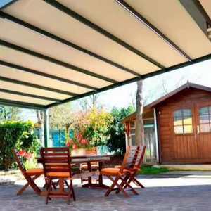 Garden Outdoor Aluminium Waterproof Sunshade Awning Gazebo terrace awning awning balcony