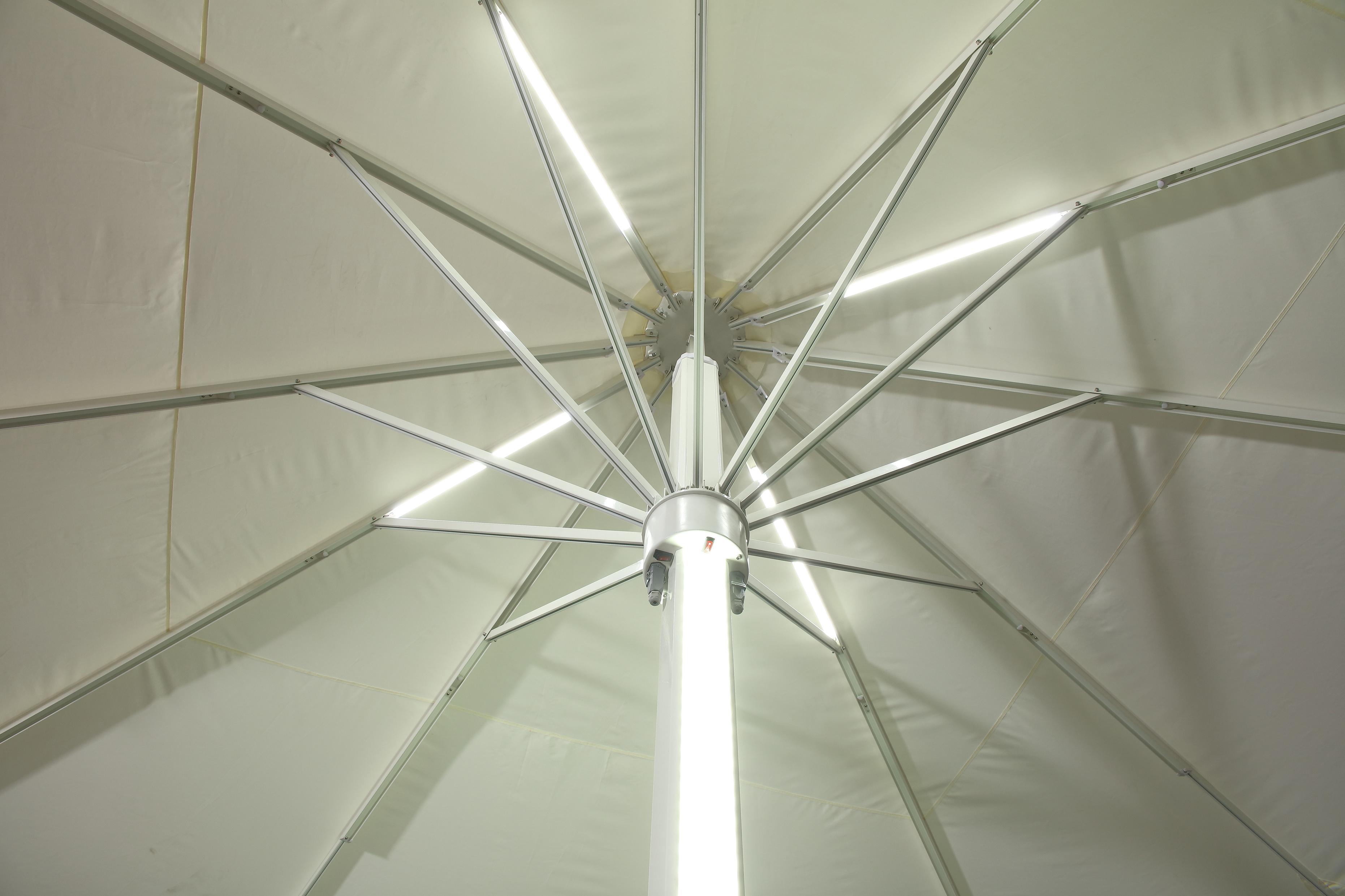 Large Luxury Starlight Umbrella with LED Light/ Bluetooth Cafe Swimming Pool Garden Outdoor Sun shading Parasol Umbrella