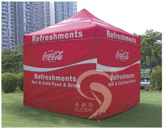 3*3 4*4 5*5 4*6 Metal Frame Folding Gazebo Trade Show Tent With Side Wall