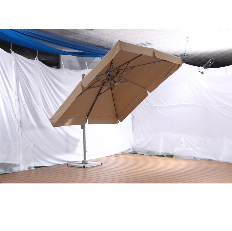 Patio Sun Rain Protect Multi-position  Roman Umbrella For Restaurant Garden