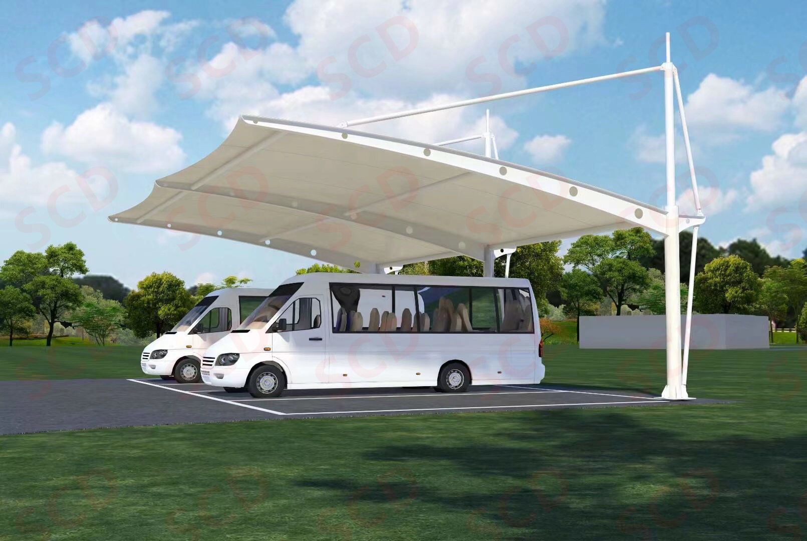 Outdoor Car shelter Garage Canopy Used Waterproof Movable Portable Folding Car Parking Shed Tent