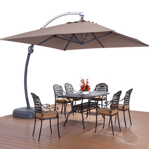 Dia 3.5m Big Parasol  Patio Garden Heavy Duty Handing Umbrella