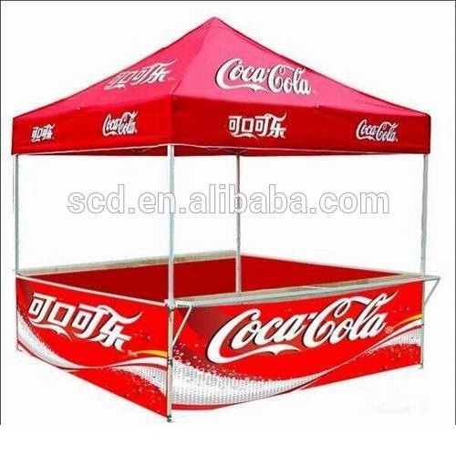 3*3 4*4 5*5 4*6 Metal Frame Folding Gazebo Trade Show Tent With Side Wall