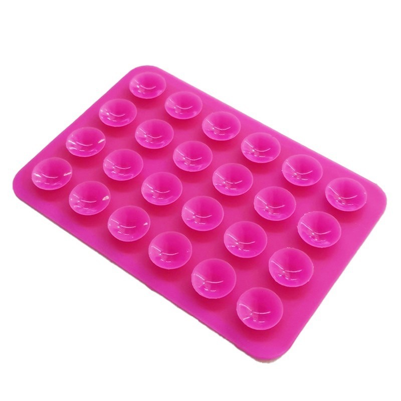 Silicone Mobile Cell Phone Suction Cup Adhesive Mount Non Slip Sucker Mat Pad Anti Slip Suction Mat