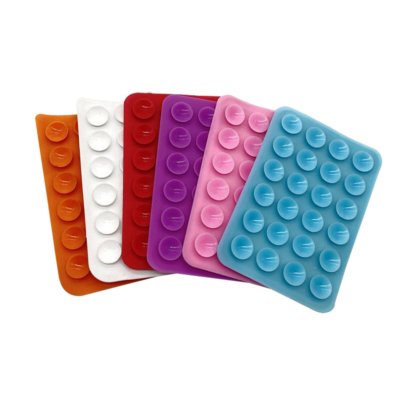 Silicone Mobile Cell Phone Suction Cup Adhesive Mount Non Slip Sucker Mat Pad Anti Slip Suction Mat