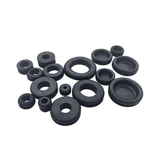 factory customized square round oval rubber flat grommets wholesale high quality Silicone molded Rubber Grommet