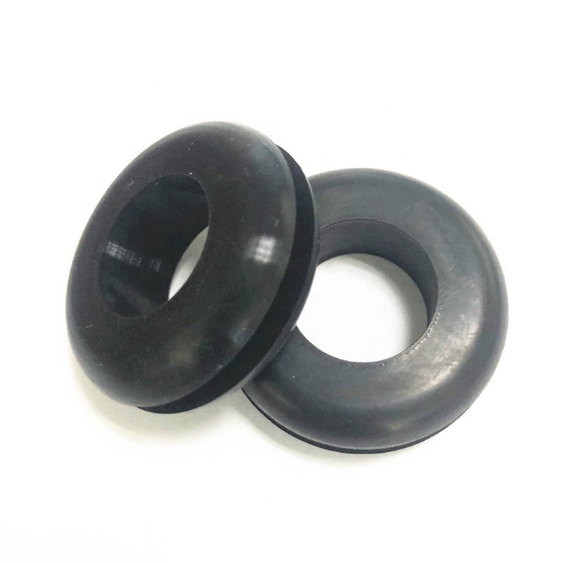 factory customized square round oval rubber flat grommets wholesale high quality Silicone molded Rubber Grommet