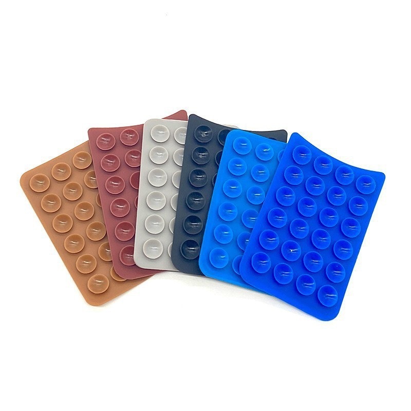 Silicone Mobile Cell Phone Suction Cup Adhesive Mount Non Slip Sucker Mat Pad Anti Slip Suction Mat