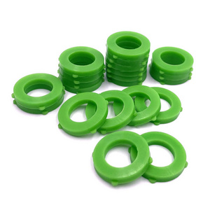 Green leak-proof silicone washer garden hose fittings nozzle and faucet washer