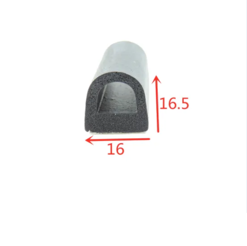 Custom Hollow D Shape EPDM Foam/Sponge Rubber Seal for Doors