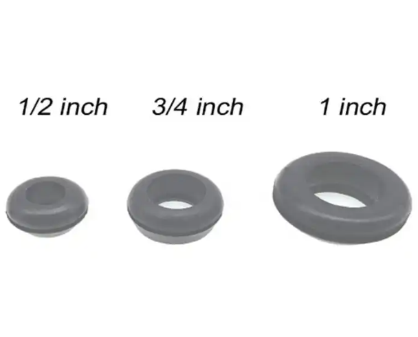 1/2 3/4 inch Waterproof Flexible Rubber Grommet for Hydroponic PVC pipe