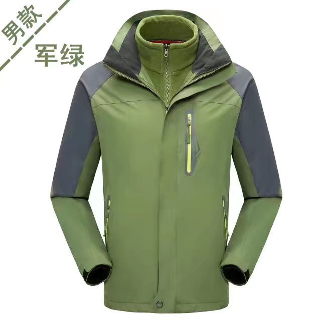 High End Down Jacket Rubber Press Suit Outdoor Rush Suit Men's Mountaineering Ski Suit