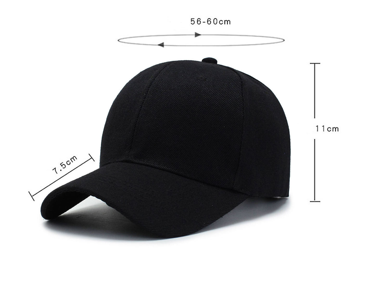 Custom Wholesale High Quality Plain Baseball Hats With Custom Logo Unisex Outdoor Sports Fitted Hat