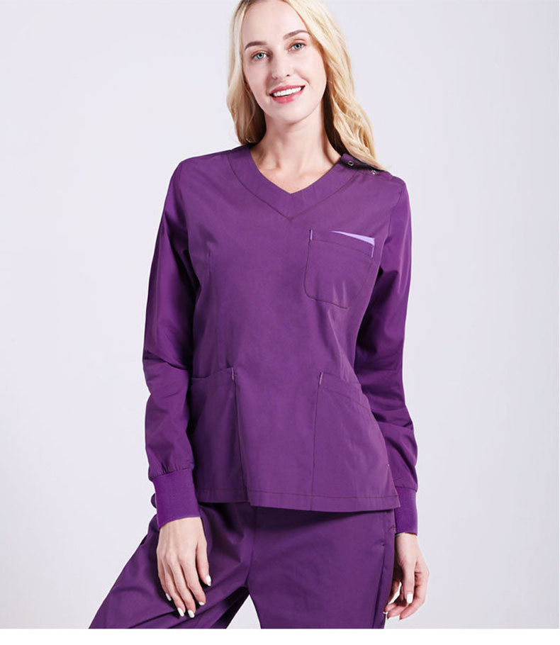 Surgical medical overalls pure cotton long and short sleeve hand washing gown operating room scrubbing gown doctor dental suit