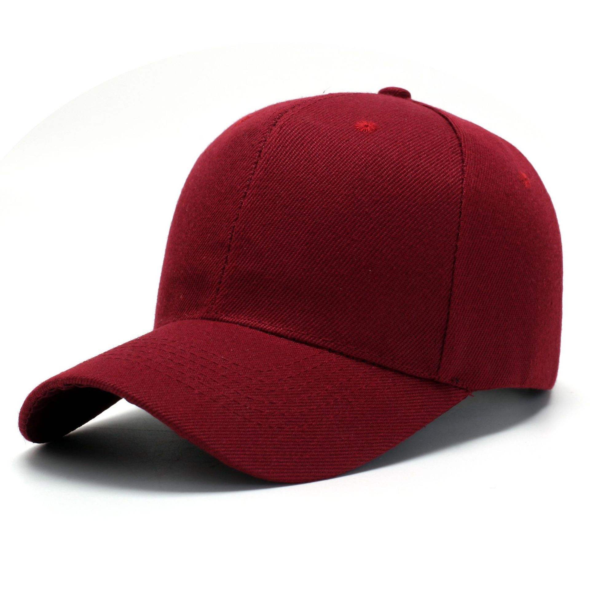 Custom Wholesale High Quality Plain Baseball Hats With Custom Logo Unisex Outdoor Sports Fitted Hat