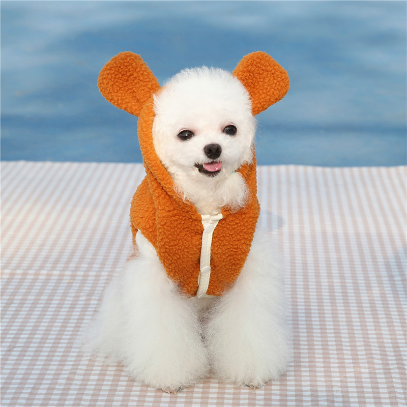 Wholesale Custom Multi Color Comfortable Fleece Dogs Cloth Pet Clothes Blank Dog Hoodie