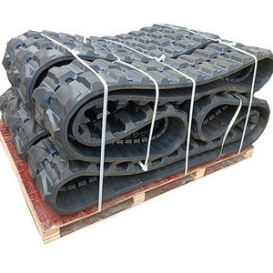 Excavator rubber tracks conversion system 400 x 72.5B x 74 for cat excavator loader dozers