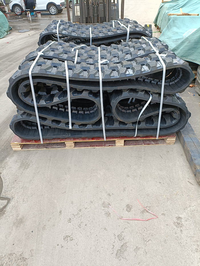 Excavator rubber tracks conversion system 400 x 72.5B x 74 for cat excavator loader dozers