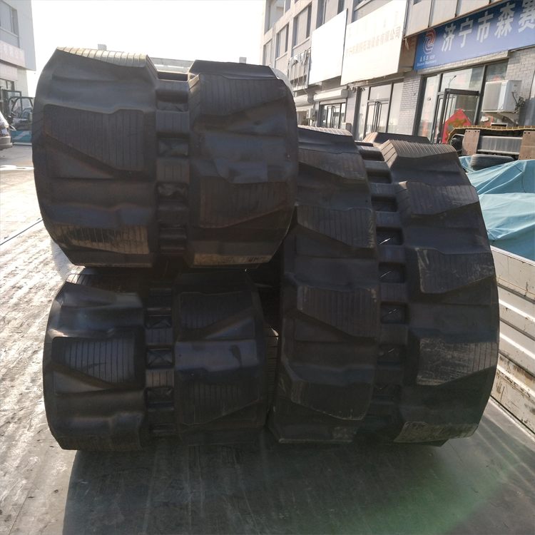 Excavator rubber tracks conversion system 400 x 72.5B x 74 for cat excavator loader dozers