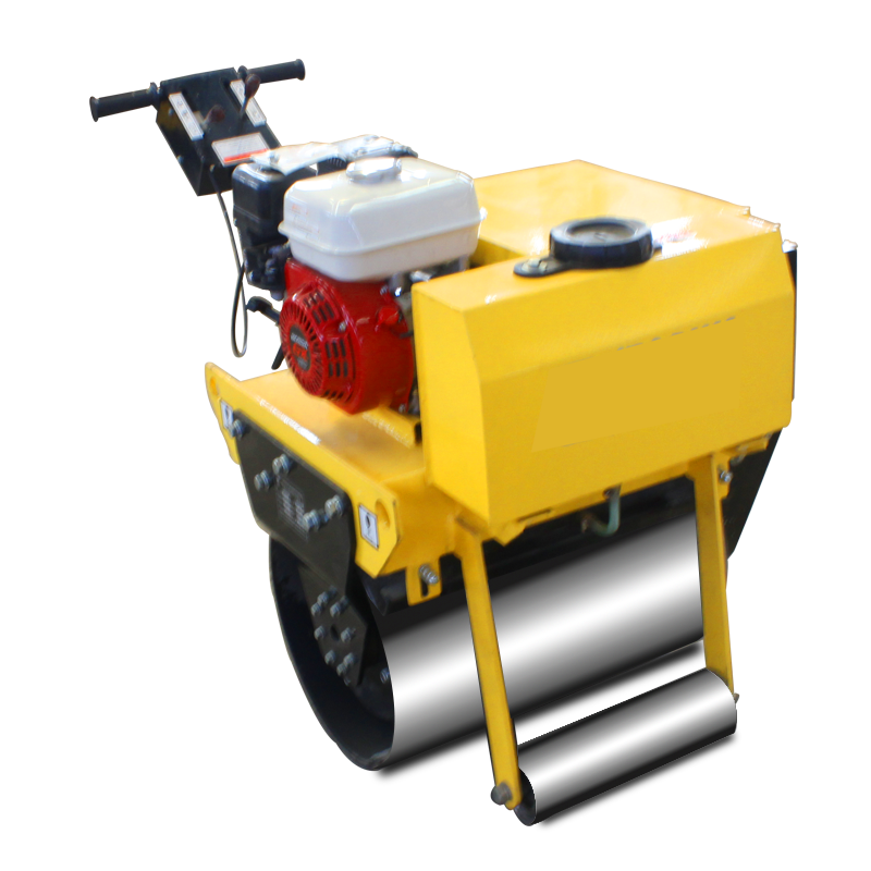 Construction honda mini road roller stainless steel drums road roller