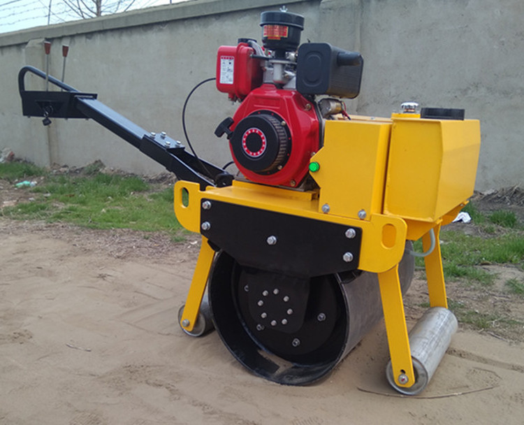 Construction honda mini road roller stainless steel drums road roller