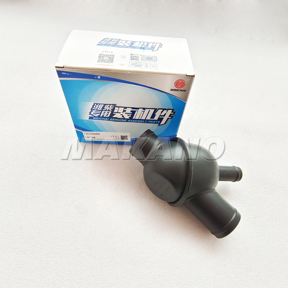 WP6 226B Engine Universal Thermostat Housing Auto Weichai Diesel Engine Thermostat 13020684