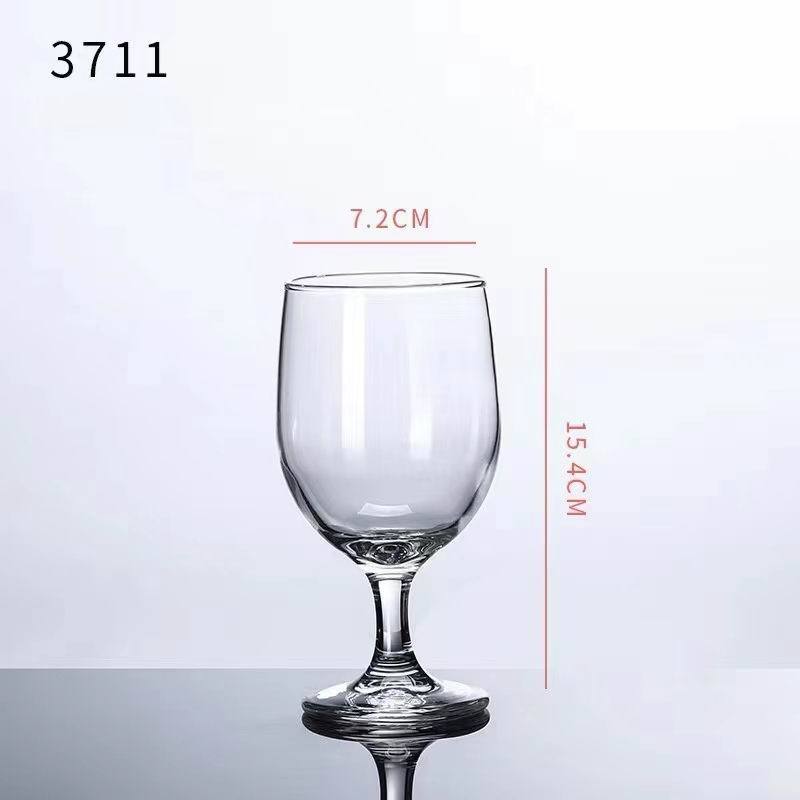 Hot Selling 340ml Transparent Drinking Red Wine Glass Unique Red Wine Glasses Clear Stemmed Glass Cup Juice Beer Goblet 3711