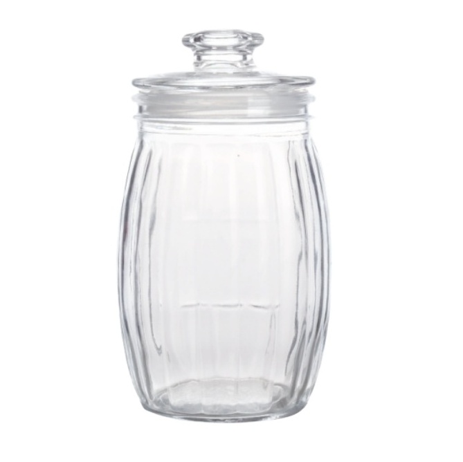 Big Volume 1300ml Pumpkin Shaped Glass Storage Jar With Sealed Lid 1.3L Dry Food Storing Bottles Kitchen Airtight Pickle Tank NG