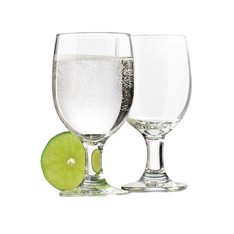 Hot Selling 340ml Transparent Drinking Red Wine Glass Unique Red Wine Glasses Clear Stemmed Glass Cup Juice Beer Goblet 3711