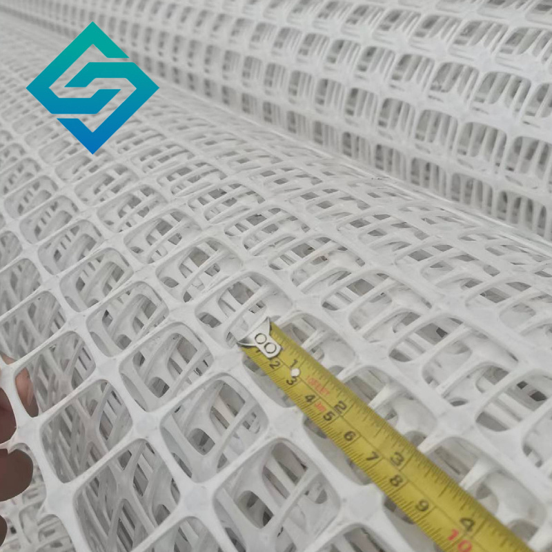 China High Tensile Strength PP Uniaxial Biaxial Triaxial Plastic Geogrid 30kn  for Road Construction plastic geogrid mesh price