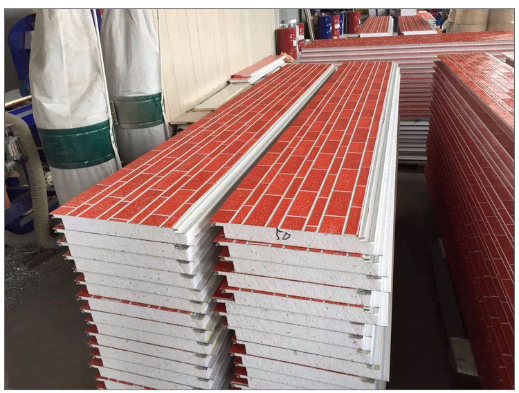 SH EPS Cement Styrofoam Sandwich Foam Concrete Wall Roof Panels For Prefab Houses Garage Door Spanish Tile