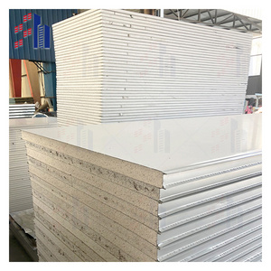 SH EPS Cement Styrofoam Sandwich Foam Concrete Wall Roof Panels For Prefab Houses Garage Door Spanish Tile