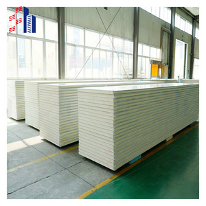 SH 100mm insulated metal PIR wall pu roof panel fireproof polyurethane sandwich panel cold room panels